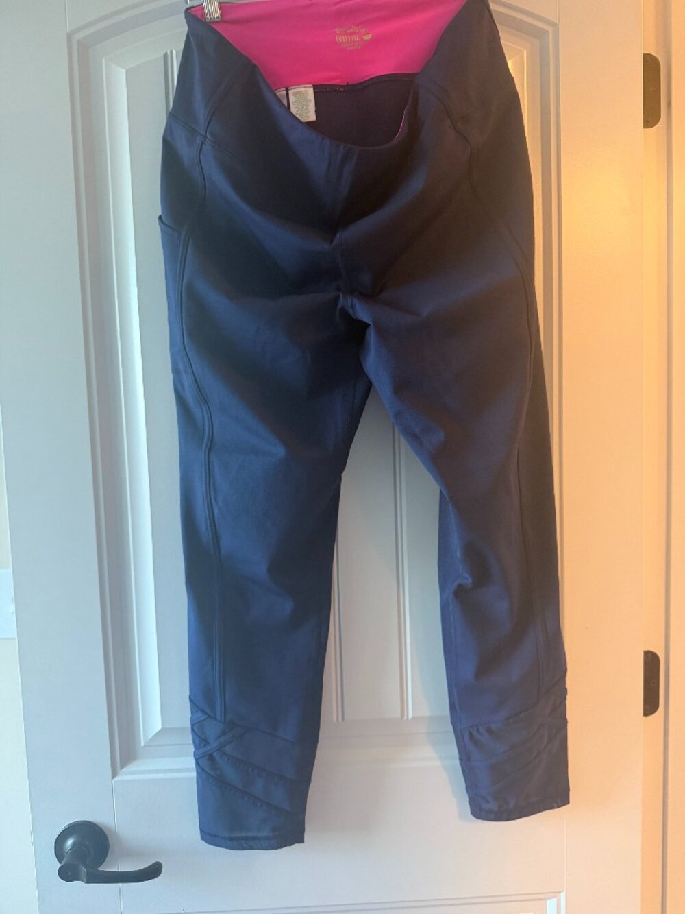 Lilly Pulizer Luxletic Navy Leggings Size XXL